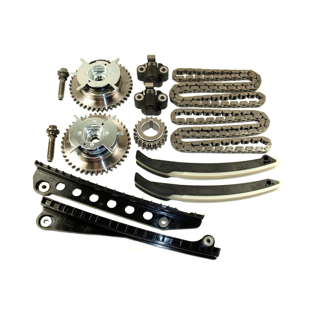 Cloyes Single Roller Timing Chain Set - Guides/Tensioners/Tensioner Arms/Steel Gears