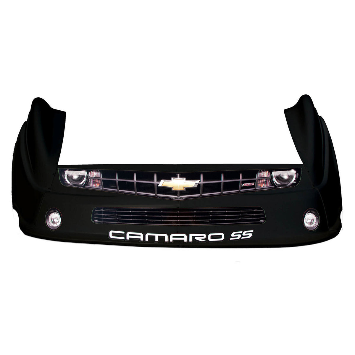 Five Star Camaro MD3 Complete Nose and Fender Combo Kit - Black (Newer Style)