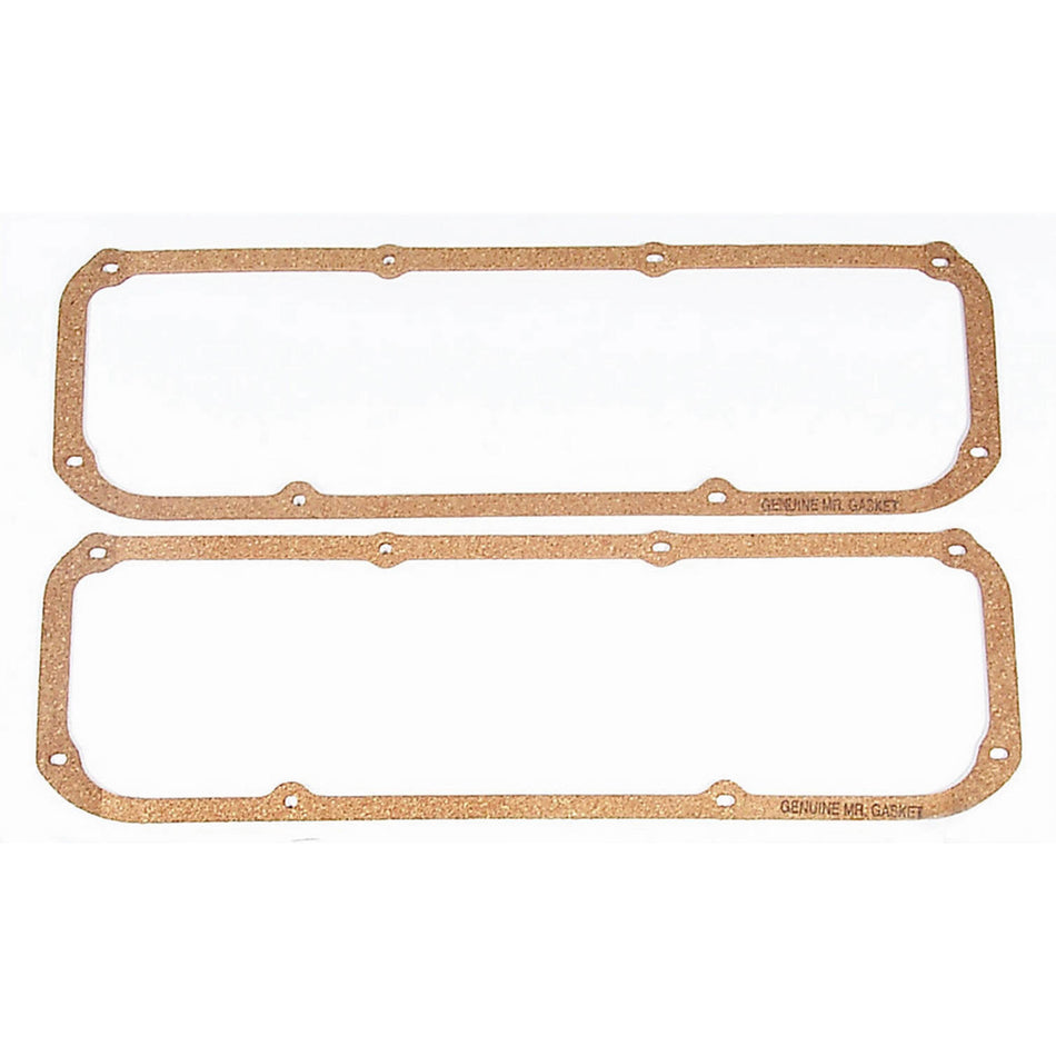 Mr. Gasket Valve Cover Gasket - 0.187 in Thick - Cork / Rubber - Ford Cleveland / Modified - Pair