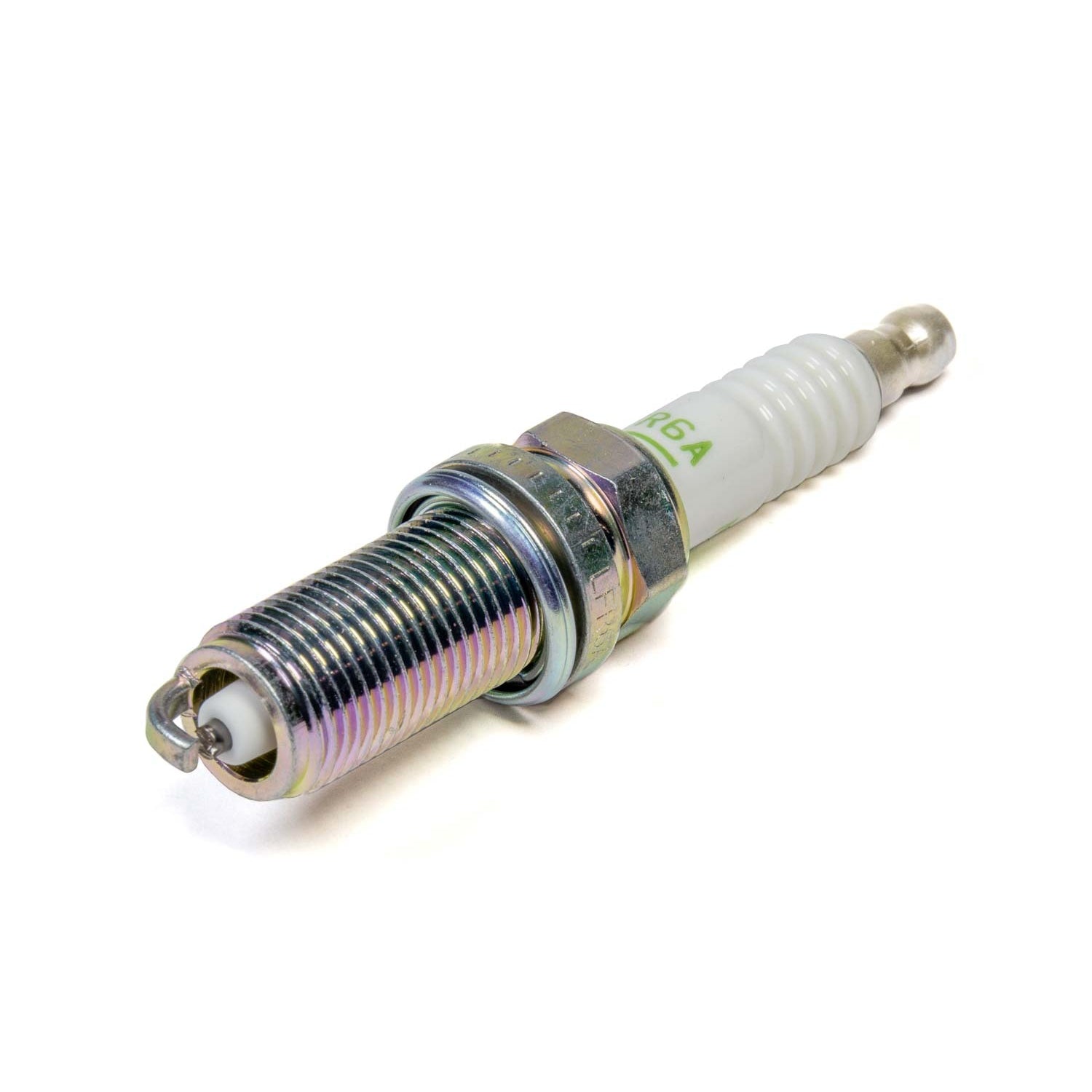 NGK V-Power Spark Plug 14 mm Thread 26.5 mm Reach Gasket Seat - Stock Number 6668