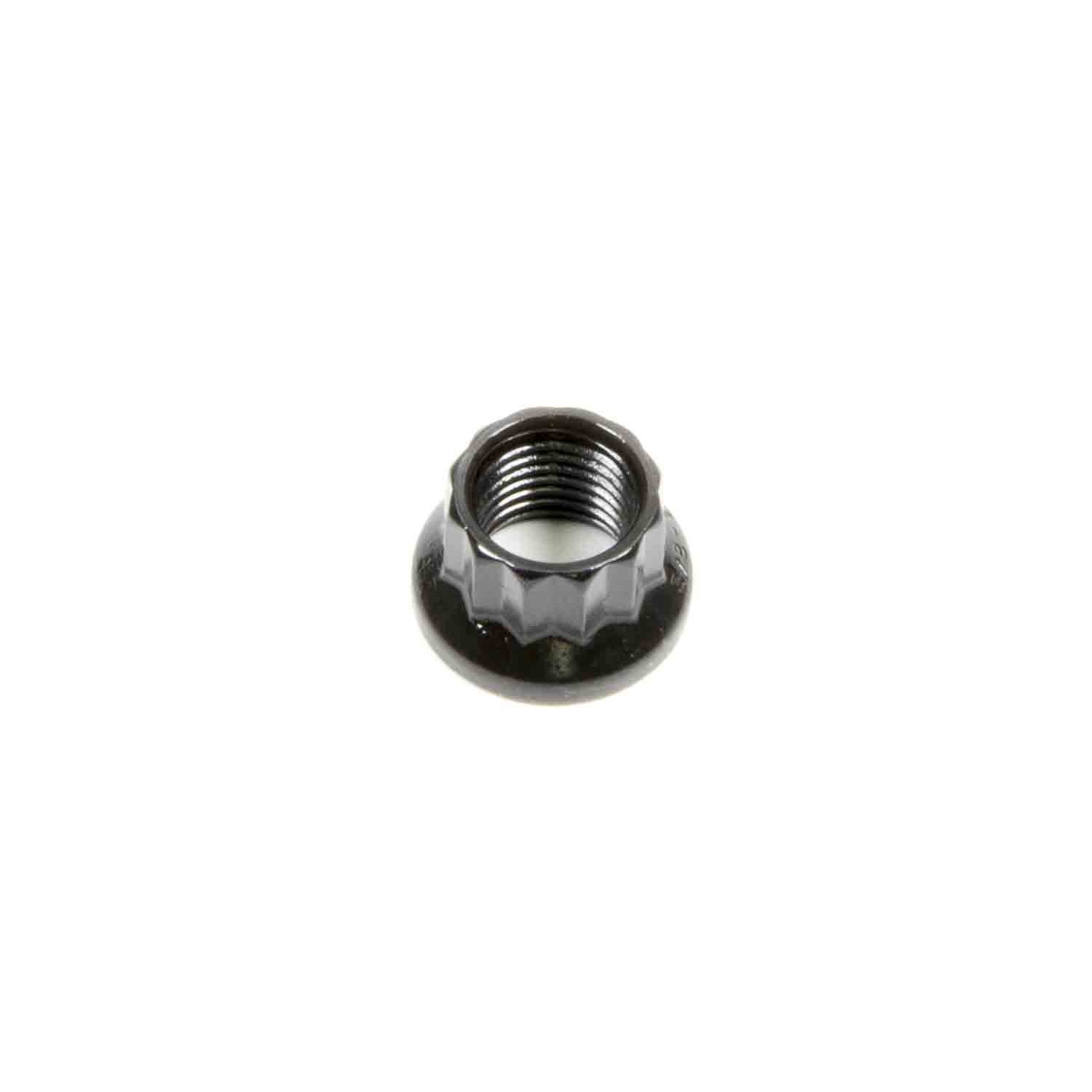 ARP 3/8-24" Thread Nut 9/16" 12 point Head Chromoly Black Oxide - Universal