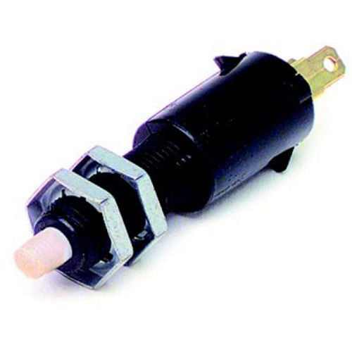 Painless Performance Button Type Brake Light Switch - Spade Terminals - Black - Universal