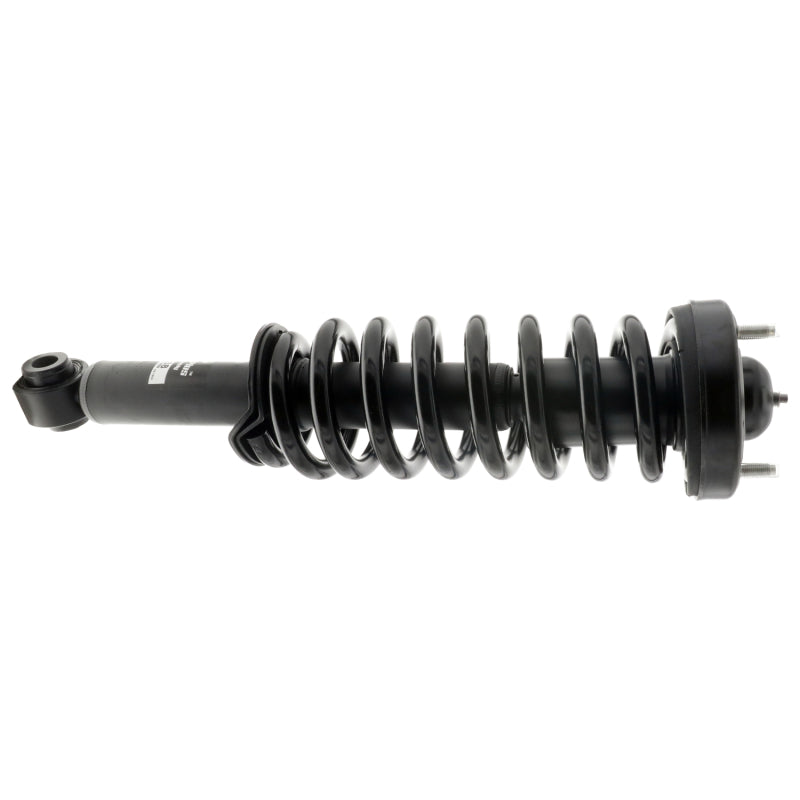 KYB Strut-Plus Twin-Tube Strut - Black Boot Included - Steel - Black Paint - Front - Ford Fullsize SUV 2007-13