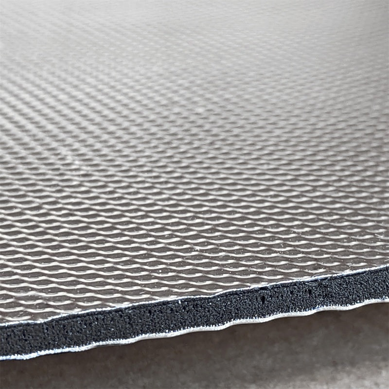 Design Engineering Heat Barrier - 12 x 24" Sheet - 3/16" Thick - Aluminized Insulated Mat - Silver