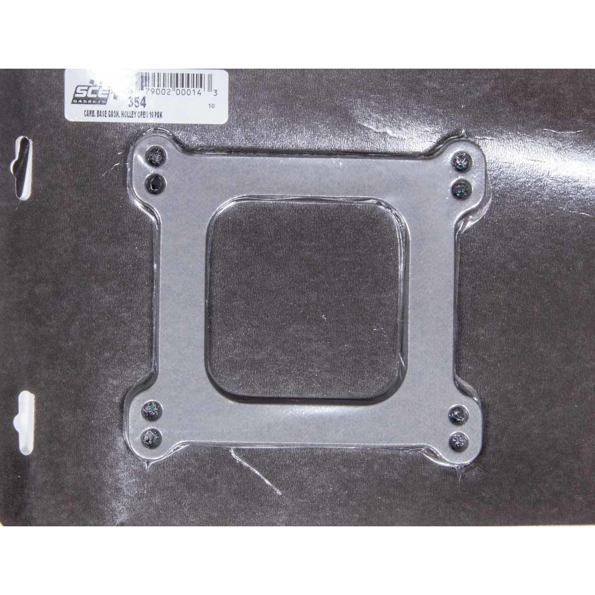 SCE Carburetor Base Gaskets - Holley 4-BBL Open (10 Pack)