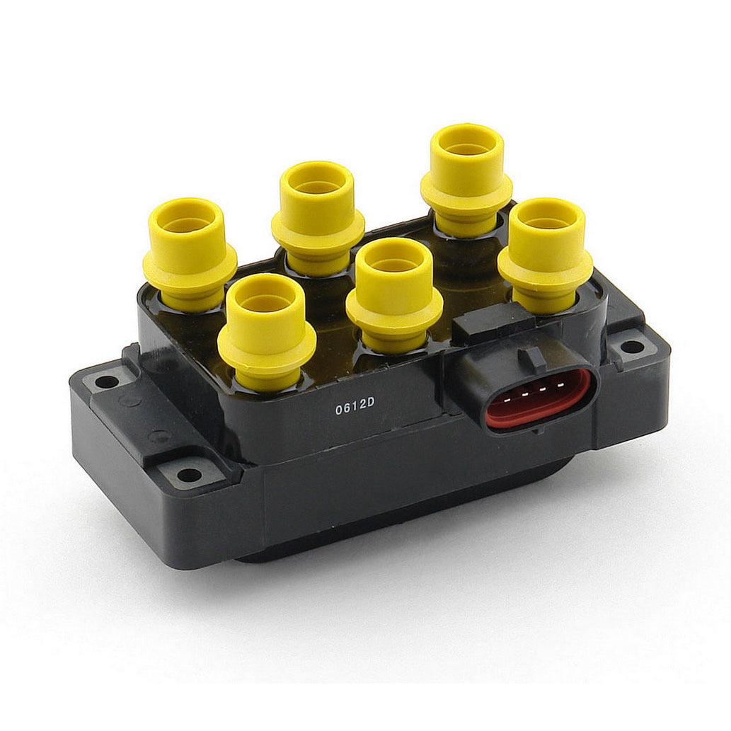 ACCEL Super Coil Ignition Coil Pack 0.500 ohm Female Socket 35,000V - 6-Tower