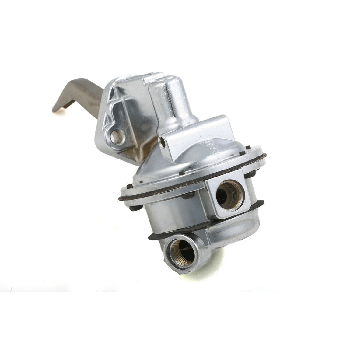 Holley Mechanical Fuel Pump - 170 gph - 8 psi - 8 AN Female O-Ring Inlet / Outlet - Polished - Gas - Small Block Ford