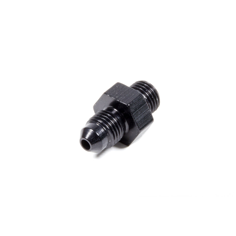 Fragola Performance Systems Adapter Fitting Straight 3 AN Male to 3 AN Male O-Ring Aluminum - Black Anodize