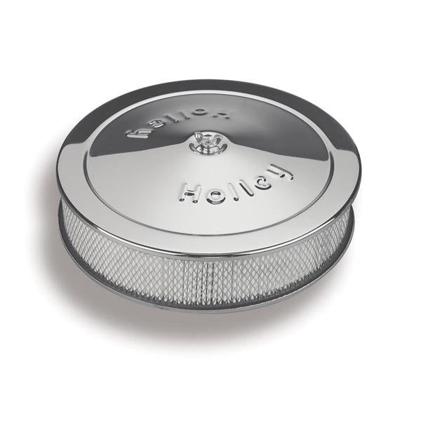 Holley Chrome Round Air Cleaner - 14"