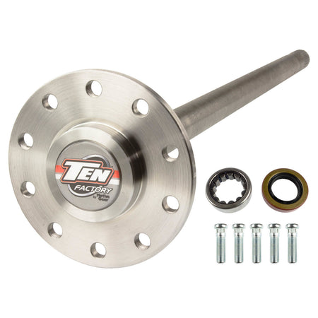 TEN Factory 30-1/16" Long Axle Shaft 30 Spline Carrier 5 x 4.75" Bolt Pattern Steel - Natural