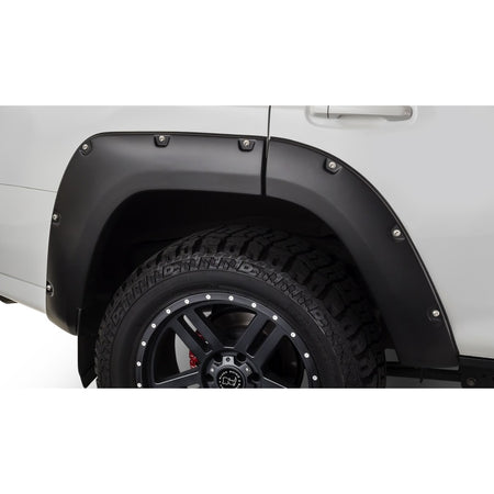 Bushwacker Pocket Style Front / Rear Fender Flare - 1.5 in Wide - Black - Toyota Midsize SUV 2014-21