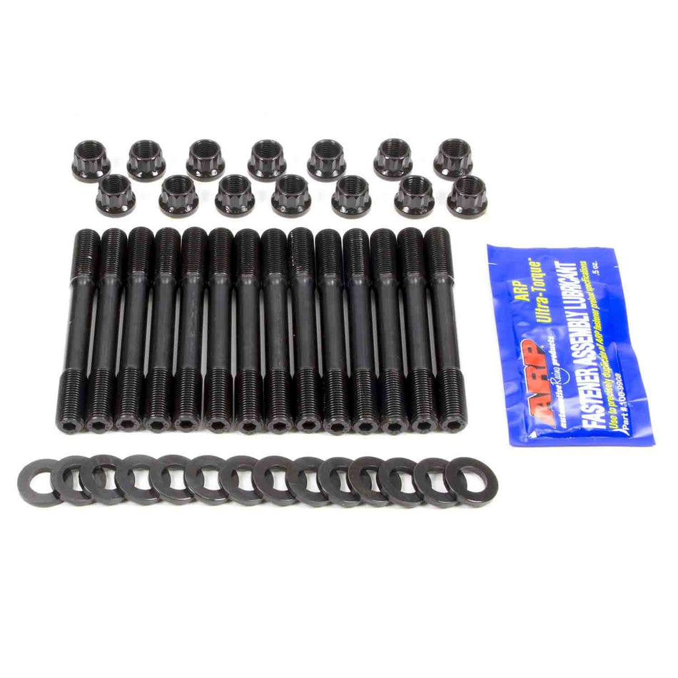 ARP Cylinder Head Stud Kit - 12 Point Nuts - Chromoly - Black Oxide - Undercut - Toyota JZ-Series