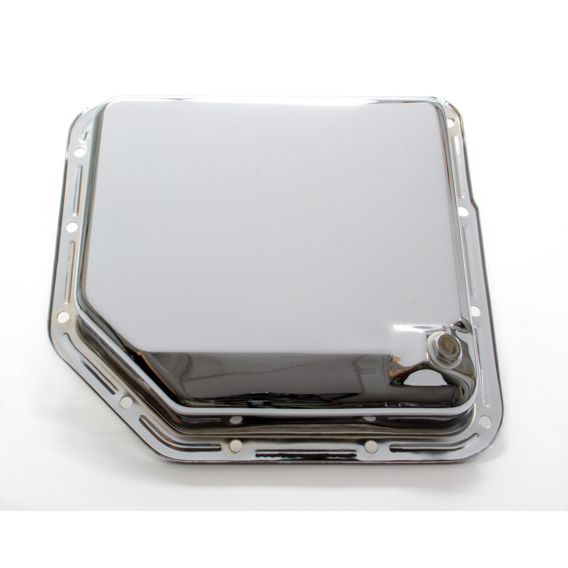 Racing Power Stock Depth Transmission Pan Steel Chrome TH350 - Each