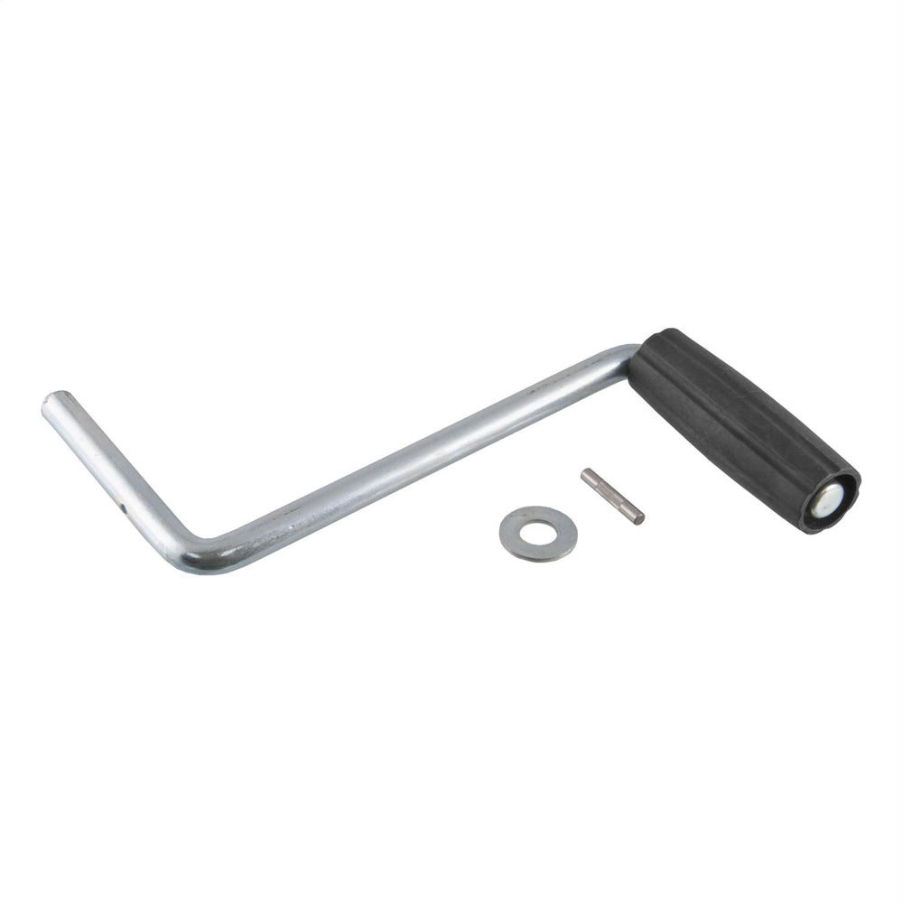 Fulton Trailer Jack Handle - Bushing / Pin Included - Steel - Zinc Oxide - Sidewind Jacks