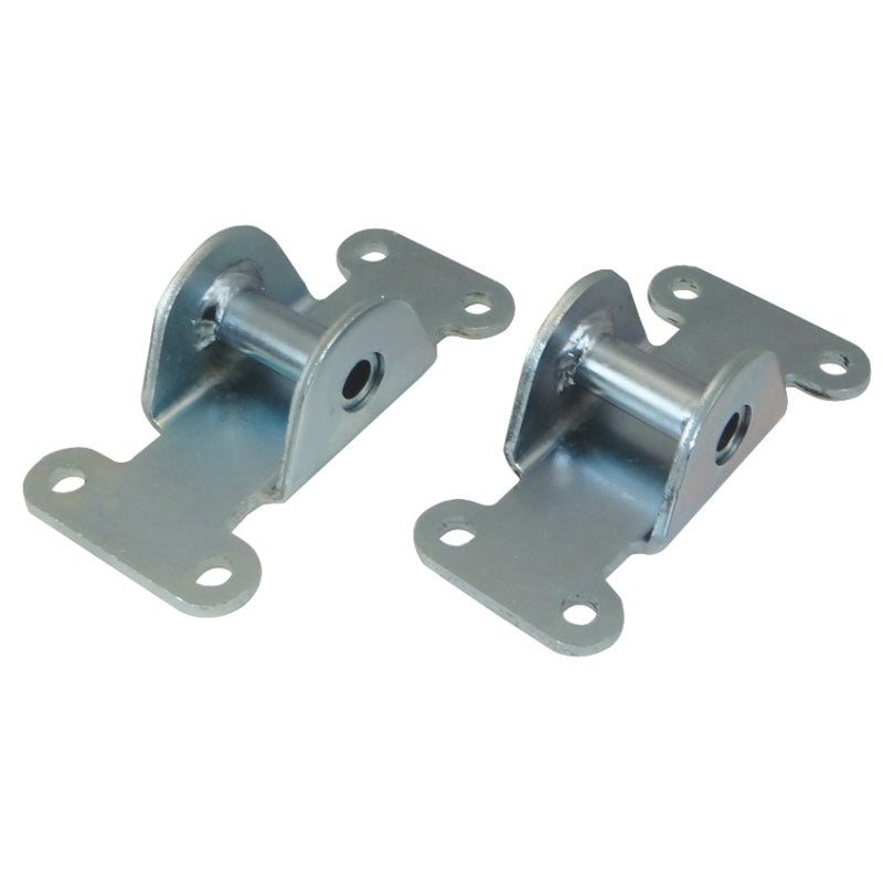 Moroso Solid Motor Mount Pad Kit - Zinc and Yellow Chromate Plating - Use w/ Moroso Steel Motor Mounts #MOR62515