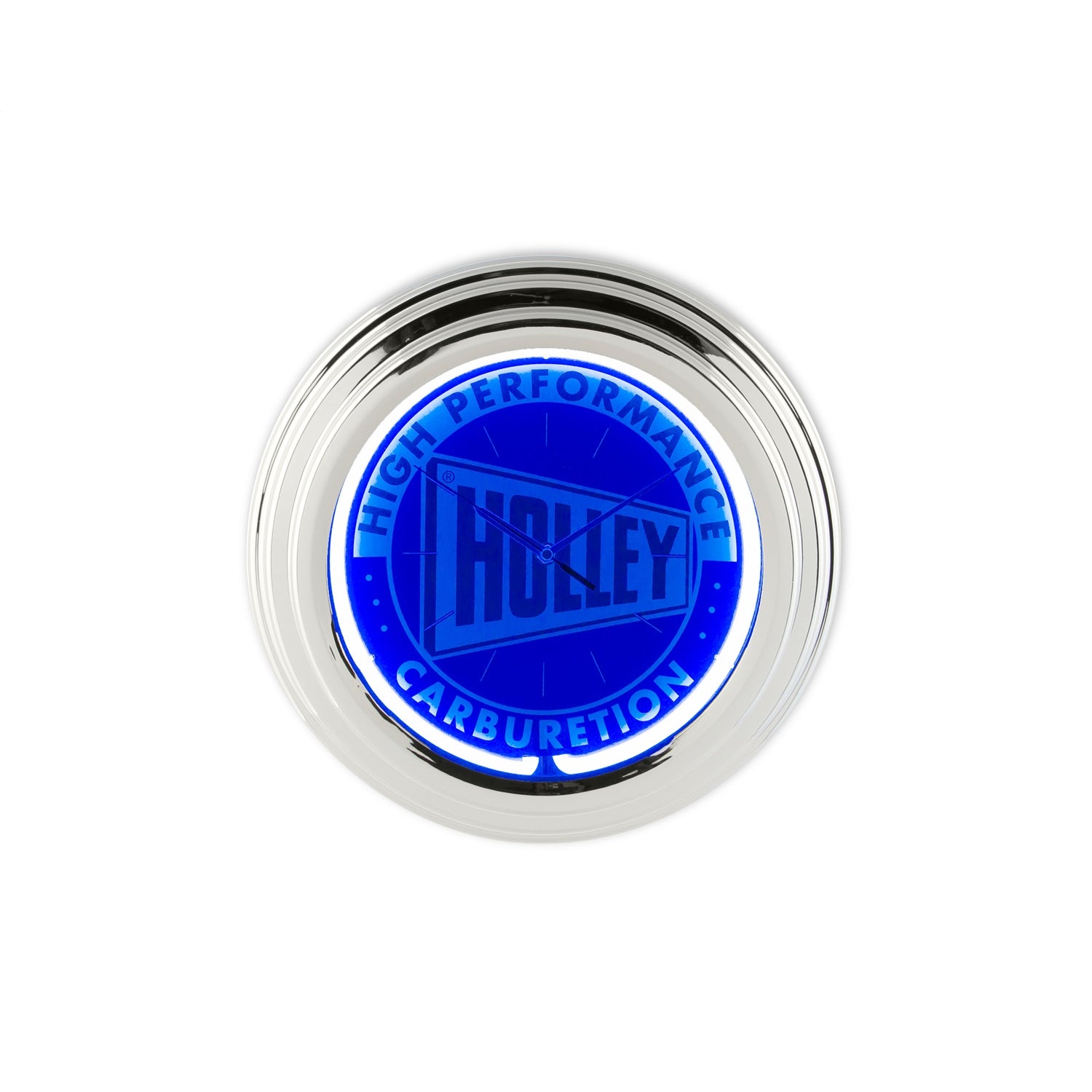 Holley Holley Neon Wall Clock - 14.5 in. Outside Diameter