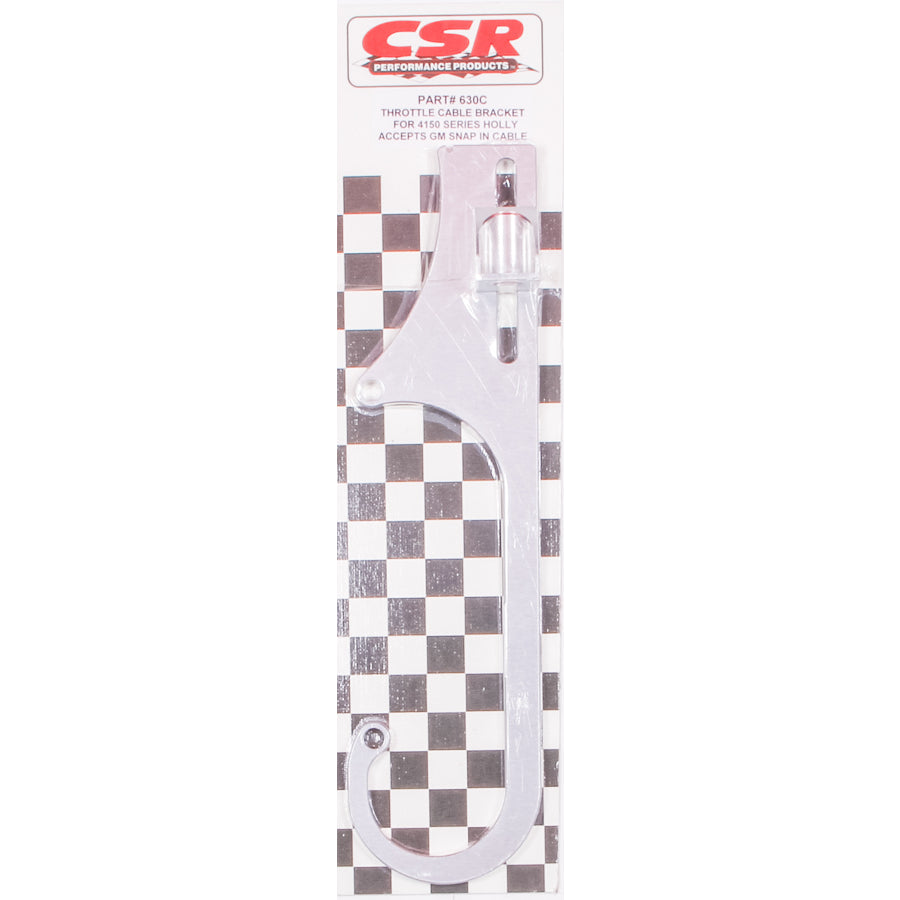 CSR Performance 4150 Throttle Cable Bracket GM Snap-" Cable- Clear
