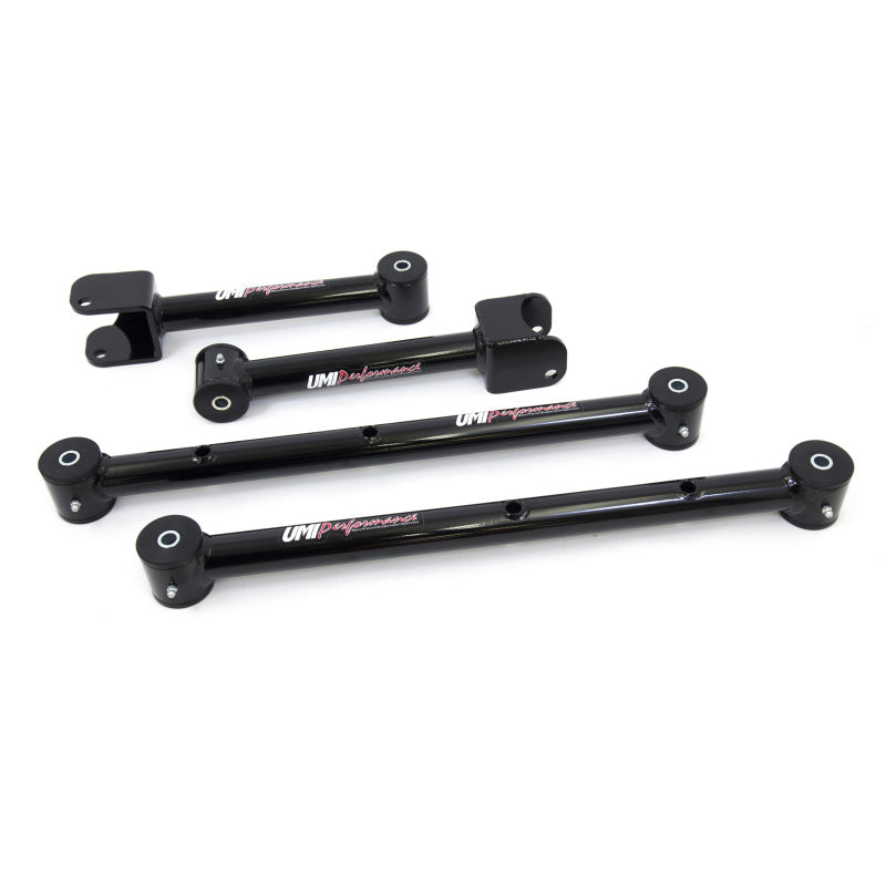 UMI Performance 1964-1967 GM A-Body Tubular Upper & Lower Control Arms - Black