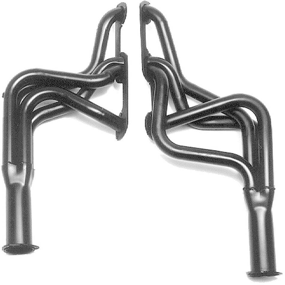 Hedman Hedders Street Headers - 1.75 in Primary - 3 in Collector - Black Paint - Pontiac V8 - GM F-Body 1970-81 - Pair