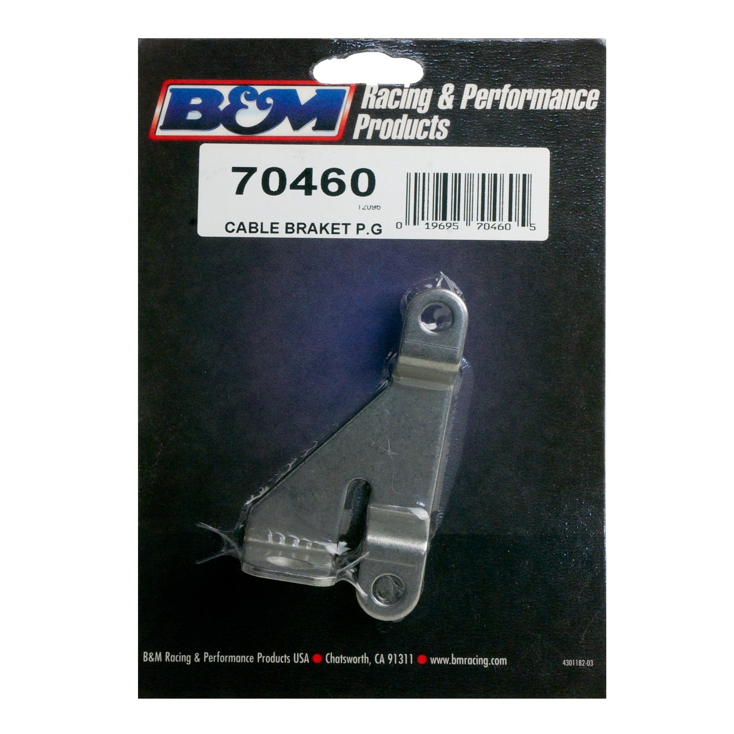 B&M Pan Mounted Shifter Cable Bracket - Powerglide