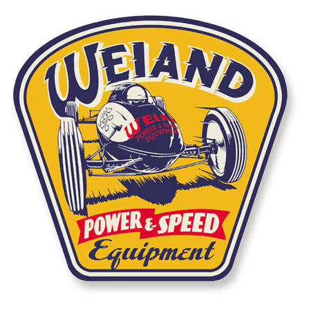Weiand Metal Power / Speed Sign