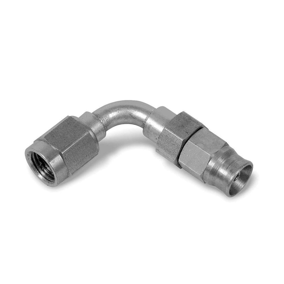 Earl's Speed-Seal 90 TFE Stainless Steel Hose End -03 AN