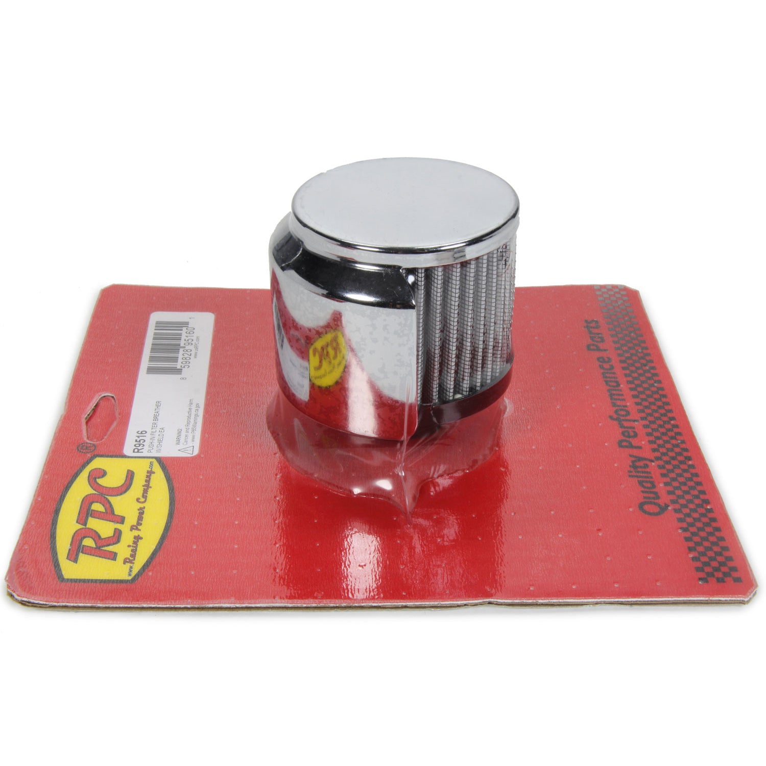 Racing Power Push-In Filter Breather W/Shield