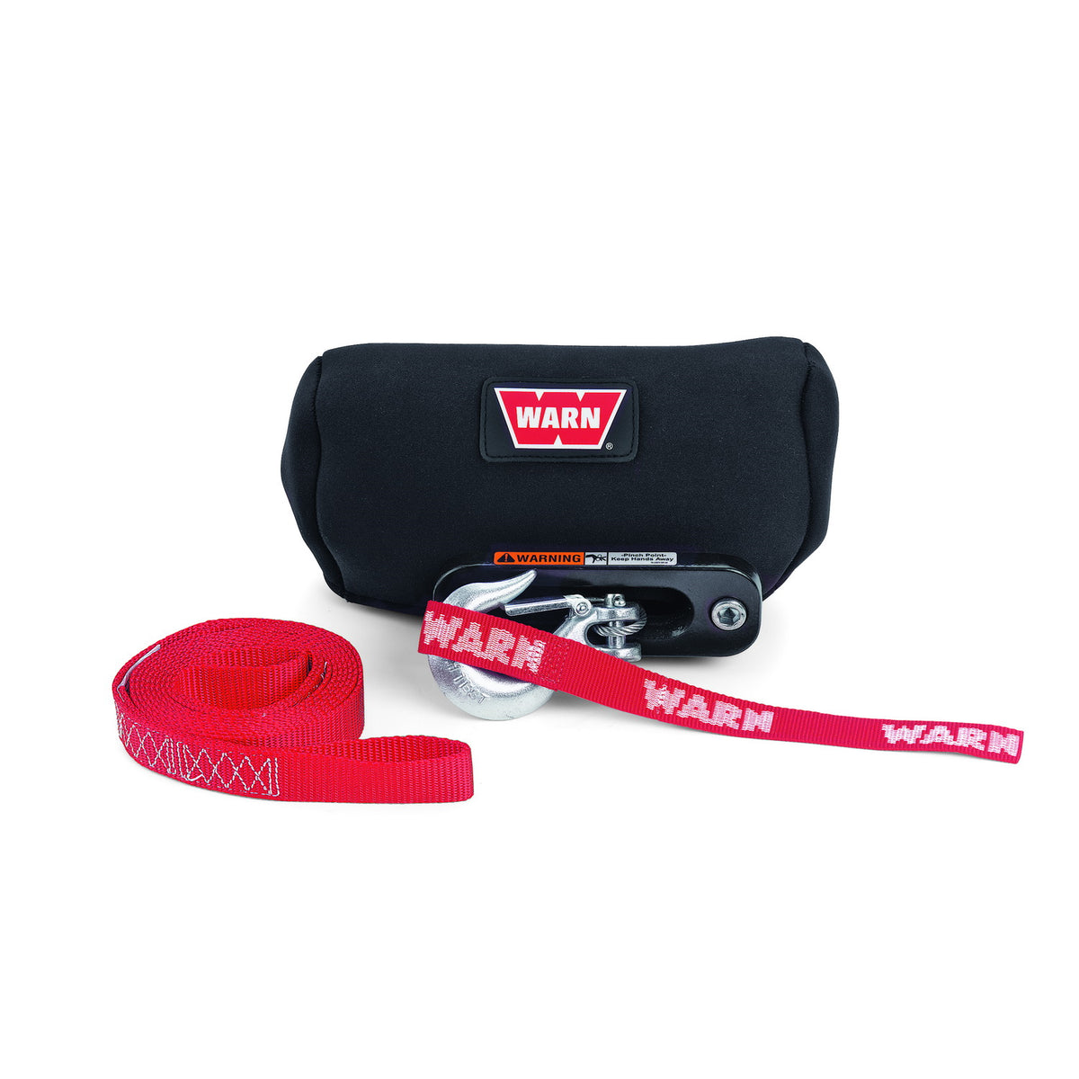 Warn Vinyl Winch Cover - Black - Warn 9.5cti/9.5ti/9.5xp/M6000/M8000/VR10000/VR12000/XD9000/XD9000i Winches
