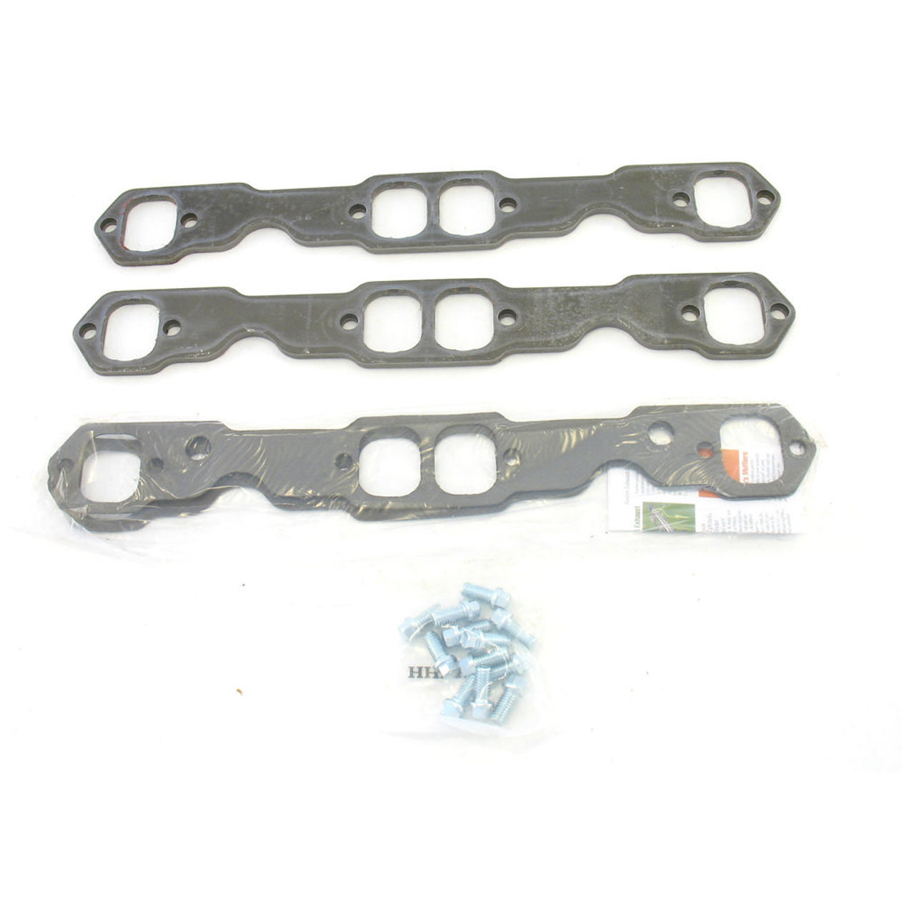 Patriot Exhaust Header Flange - 0.313 in Thick - 1.5 x 1.79 in Rectangle Port - Small Block Chevy - Pair