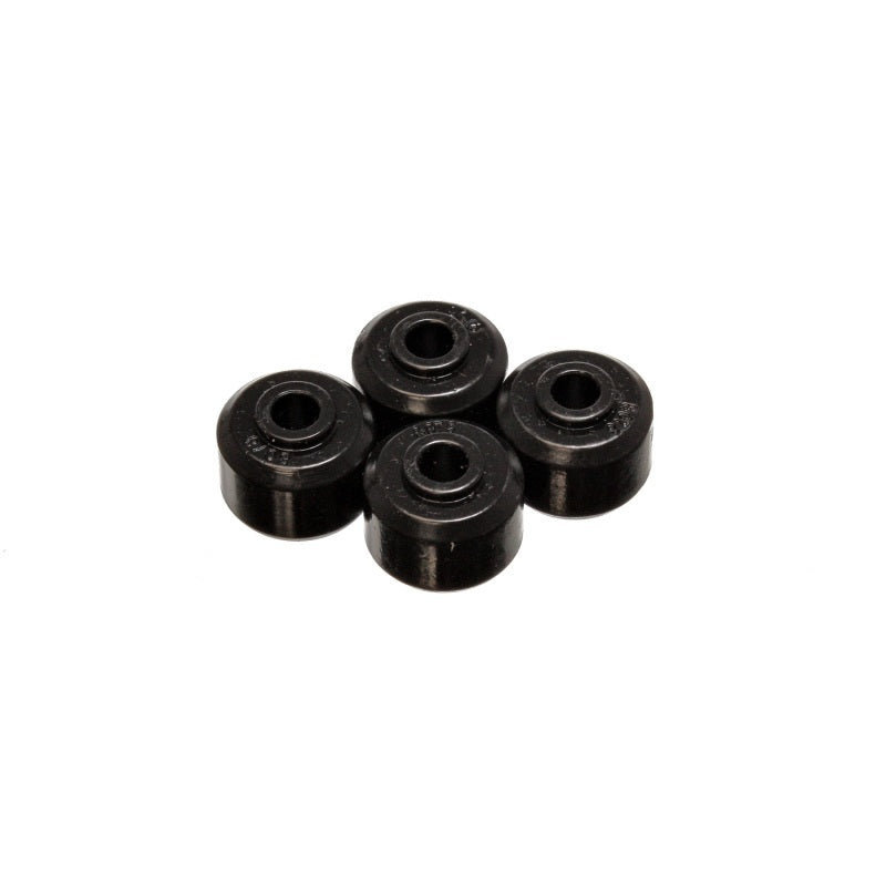 Energy Suspension Bayonet Shock End Bushing - 3/8 in ID - 1-1/2 in OD - 5/8 in Nipple - 7/8 in Thick - Black - Universal - Set of 4