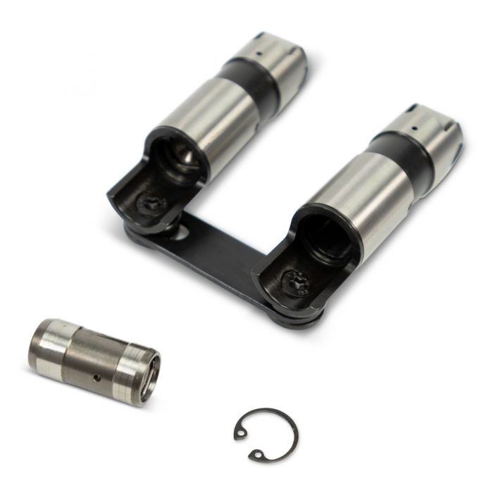 Comp Cams Evolution Retro-Fit Hydraulic Roller Lifter - 0.842 in OD - Link Bar - Small Block Chevy (Set of 16)