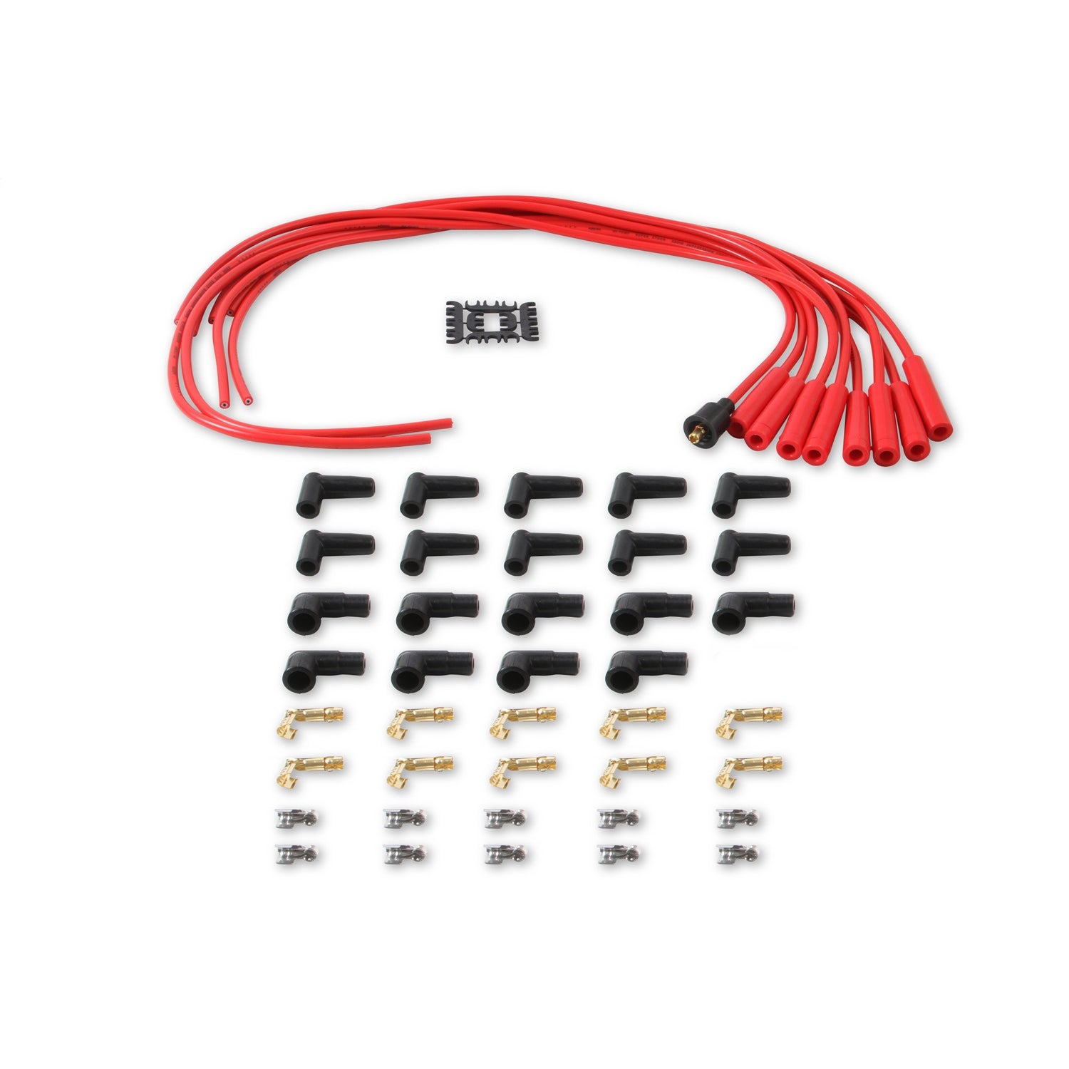 ACCEL Super Stock Spiral Core 8 mm Spark Plug Wire Set - Red