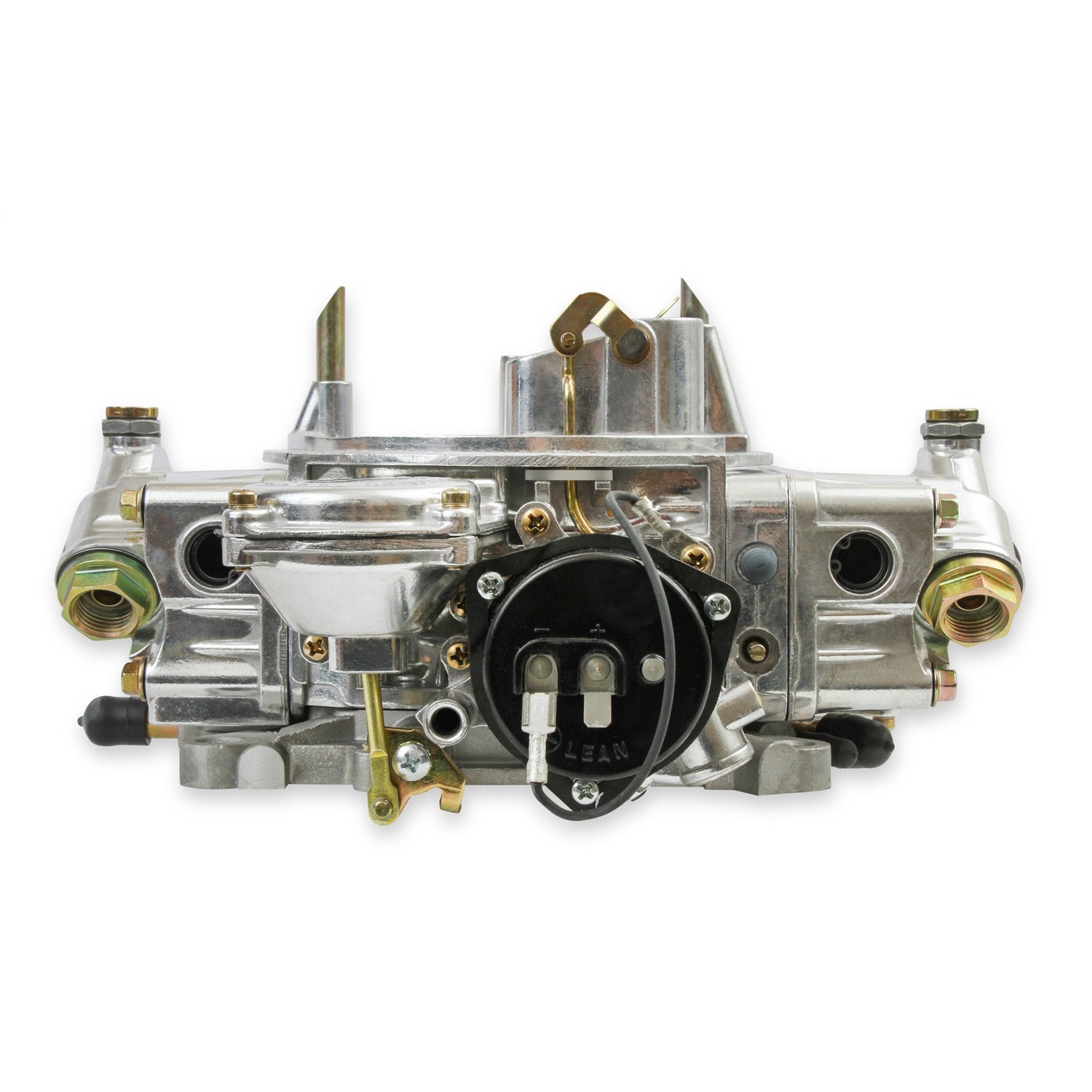Holley Street Model 4160 750 CFM 4-Barrel Carburetor - Square Bore - Electric Choke - Vacuum Secondary - Dual Inlet - Silver