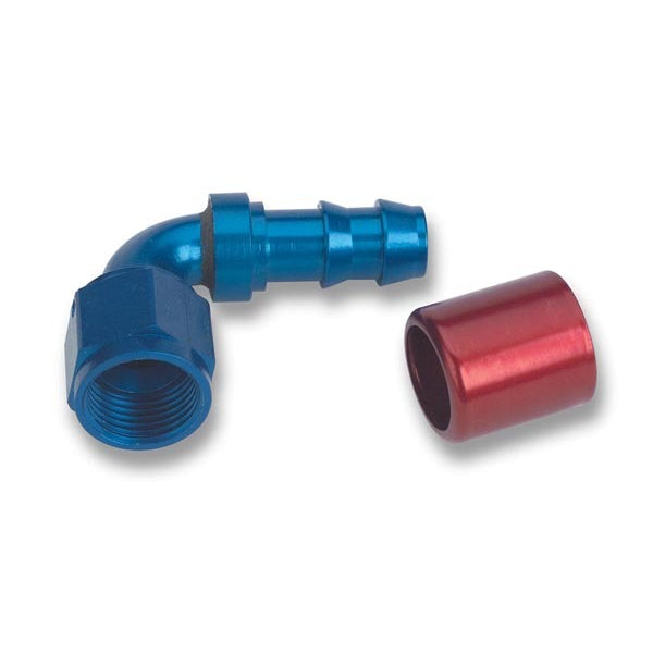 Earl's Super Stock 90 Hose End -06 AN, -06 AN Hose, 3/8" Hose Size