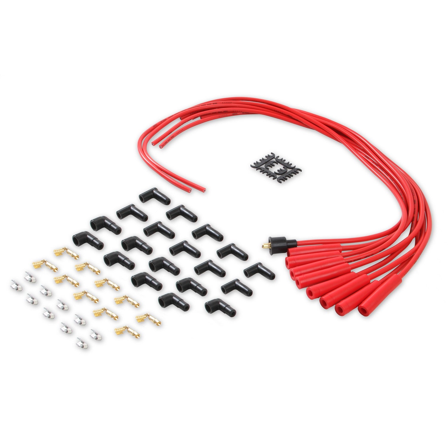 ACCEL Super Stock Spiral Core 8 mm Spark Plug Wire Set - Red