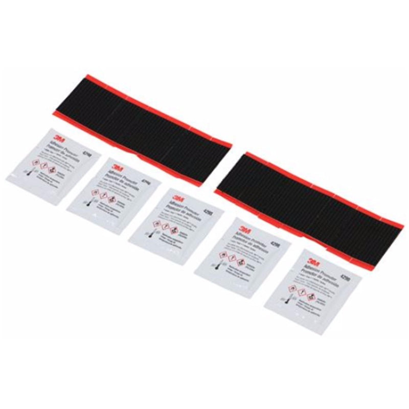Bedrug Hook and Loop Fastener - 7 in Long - 1 in Wide - Black