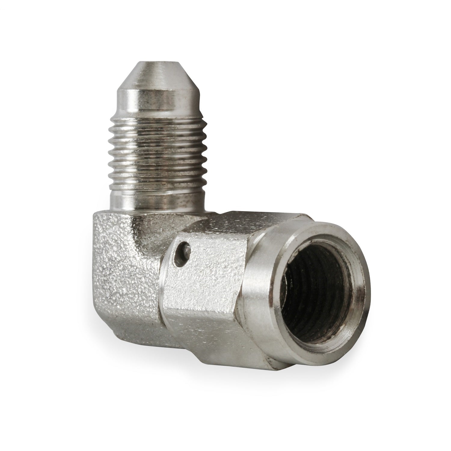 Earl's -3 AN Male to -3 AN Female 90 Swivel Fitting