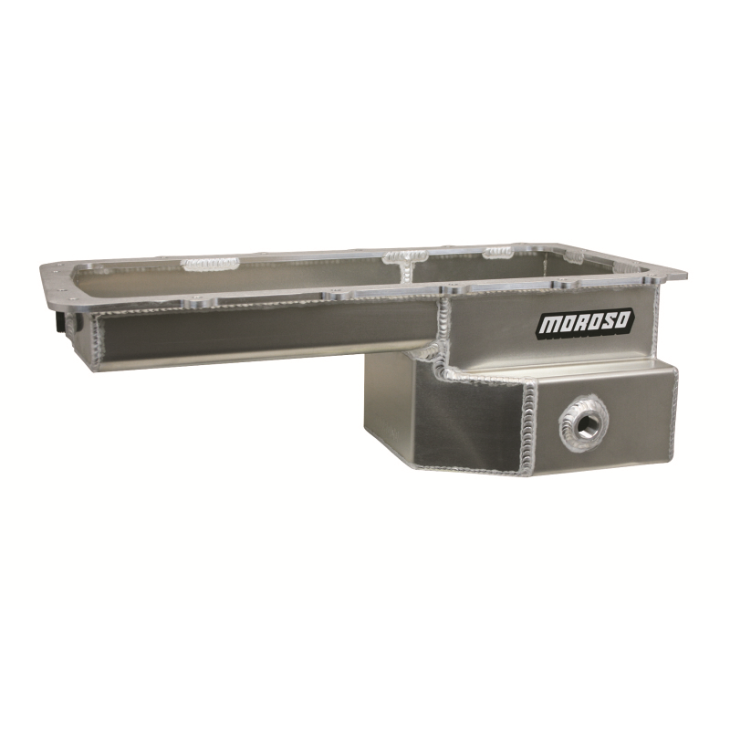 Moroso Street/Strip Engine Oil Pan - Rear Sump - 8 qt - 6.625" Deep - Baffled - Aluminum - Ford Coyote