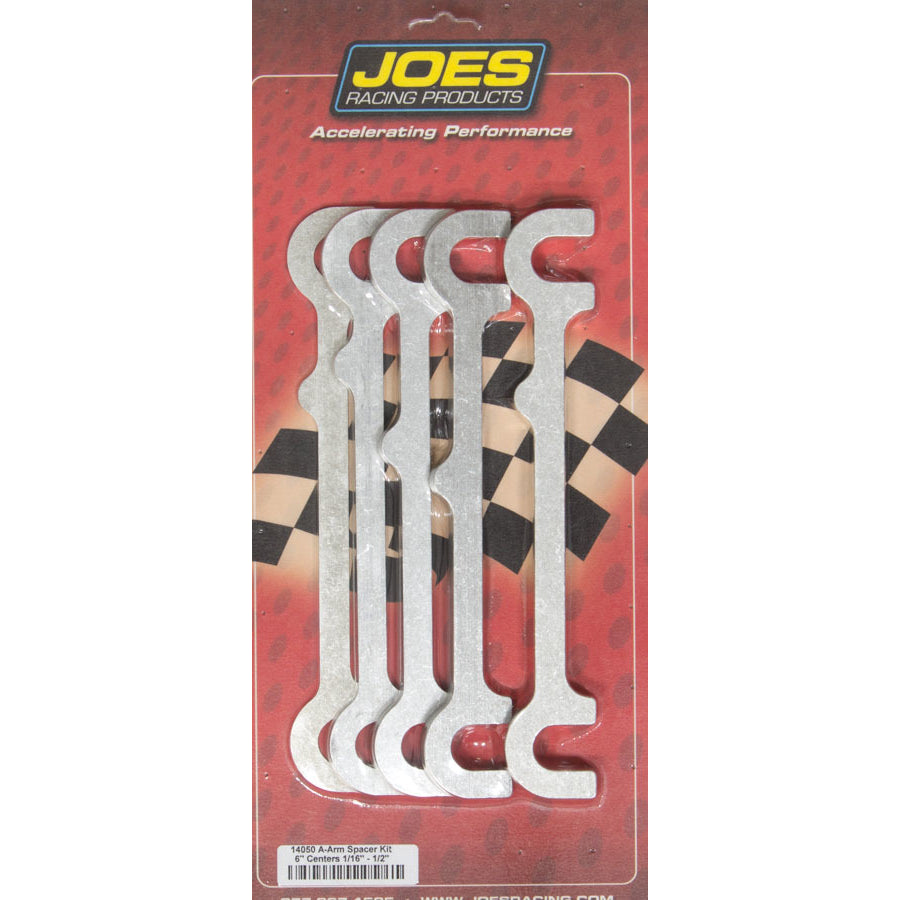 JOES A-Arm Spacer Kit - 6" centers - Includes 1/16" -1/2" Thick
