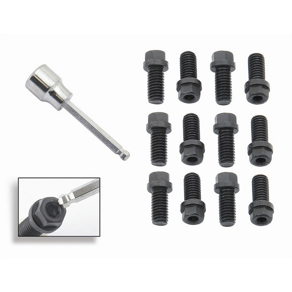 Mr. Gasket Header Bolt Set - 5.88" H x 4" W x 1.25" D