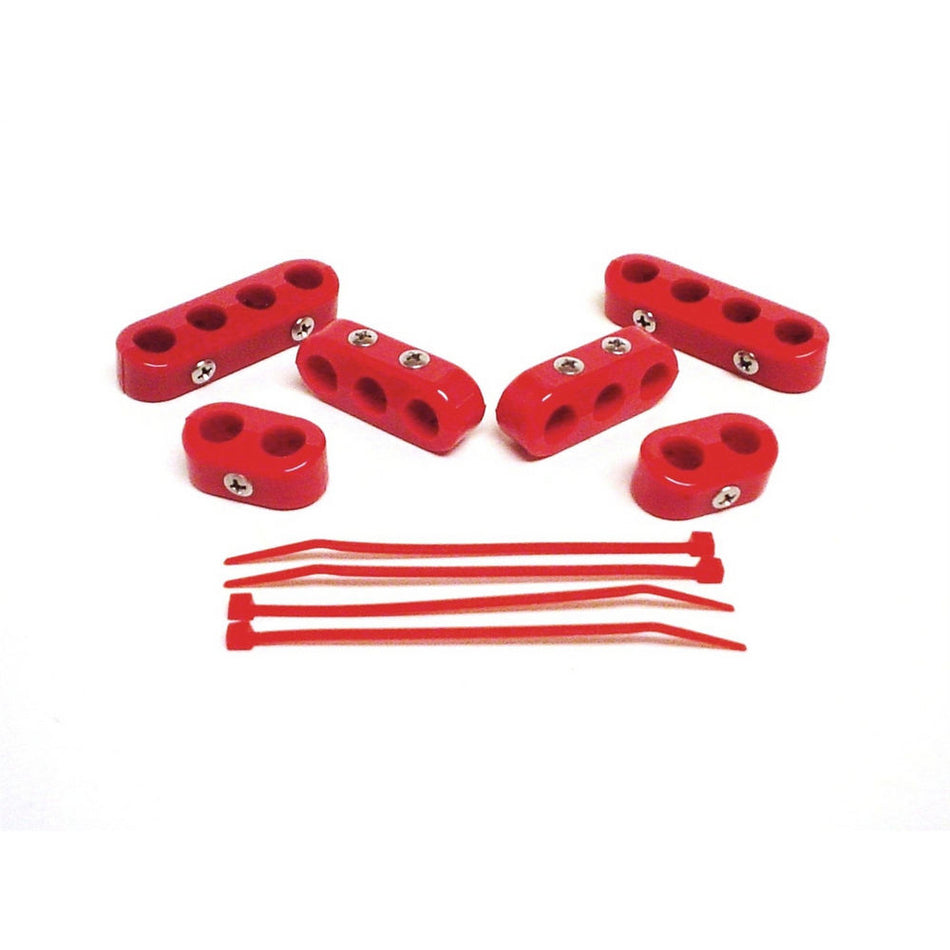 Taylor Clamp-On Style Wire Separator Kit - Red - 7-8mm Plug Wire Size