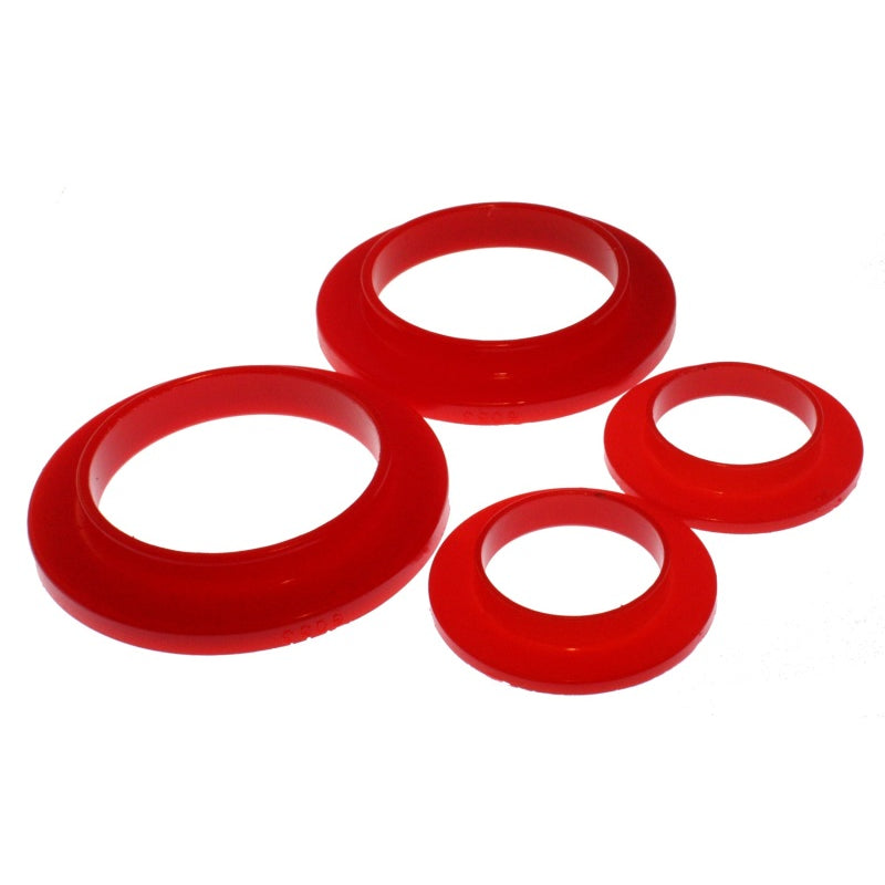 Energy Suspension Hyper-Flex Rear Coil Spring Isolator - Red - Ford Mustang 1979-2004