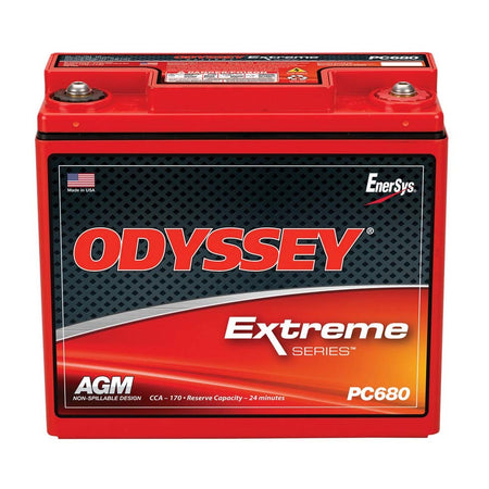 Odyssey Battery AGM Battery 12V 280 Cranking Amps Top Post Screw" Terminals - 7.25" L x 6.71" H x 3.12" W