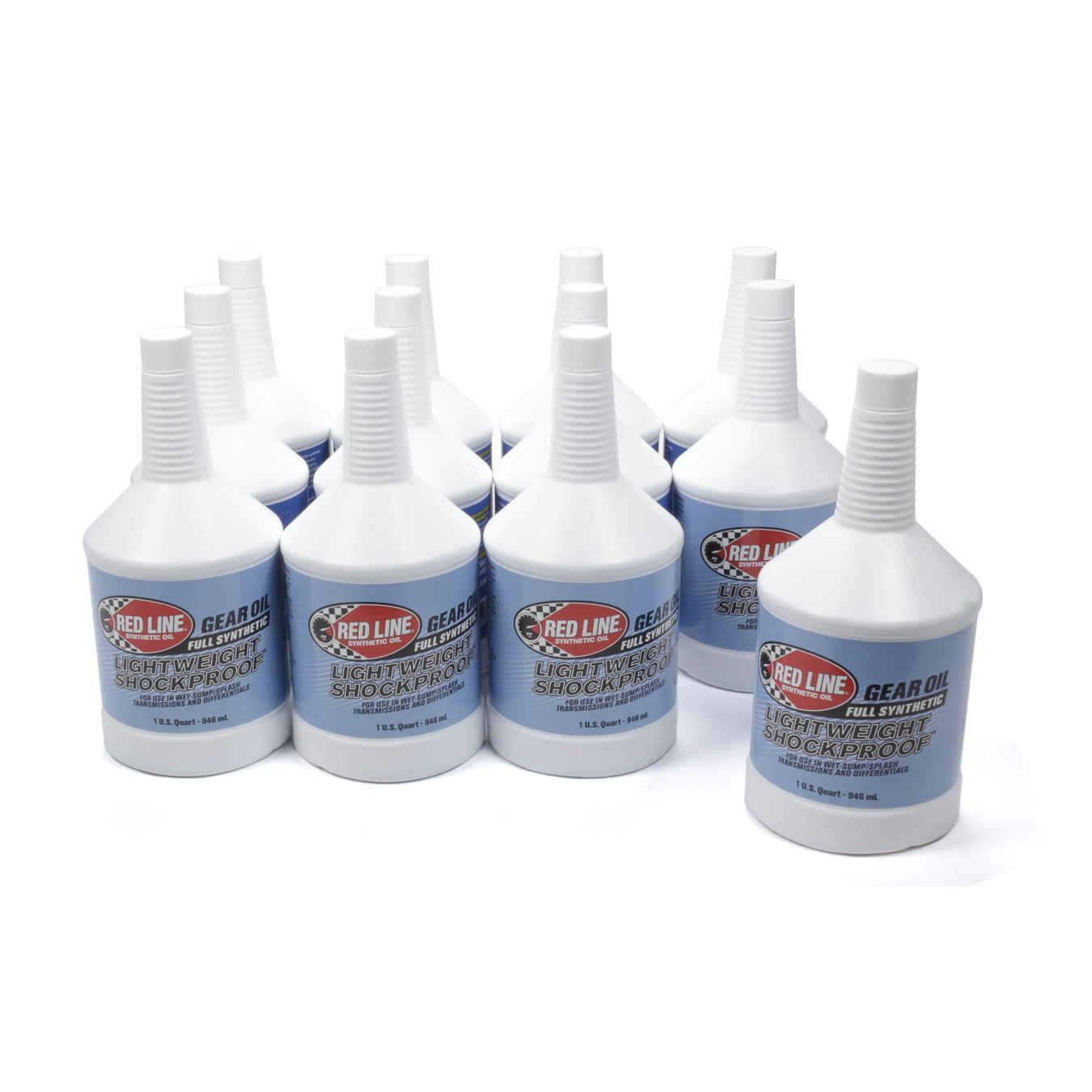 Red Line Lightweight ShockProof Gear Oil - 1 Quart (Case of 12)
