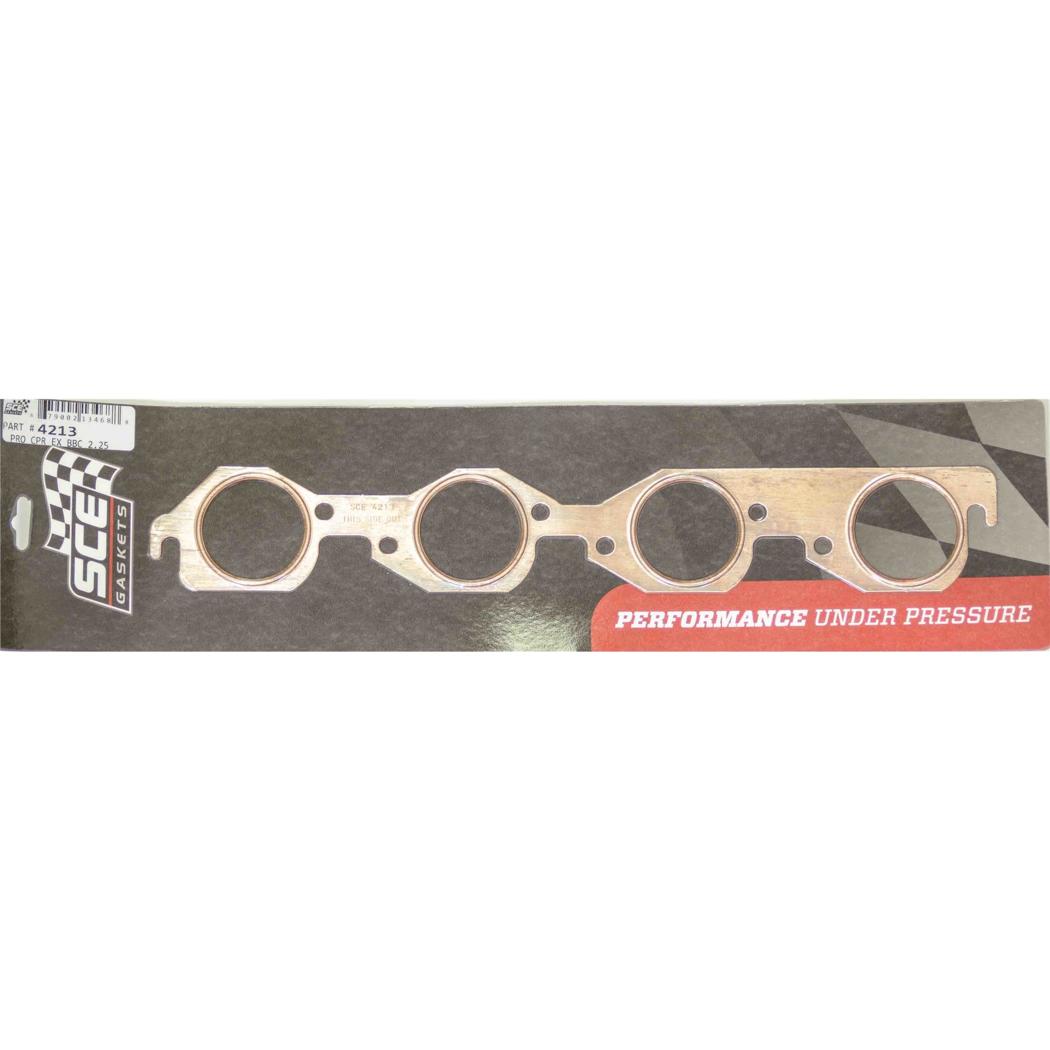 SCE BB Chevy Round Port Copper Exhaust Gasket Set
