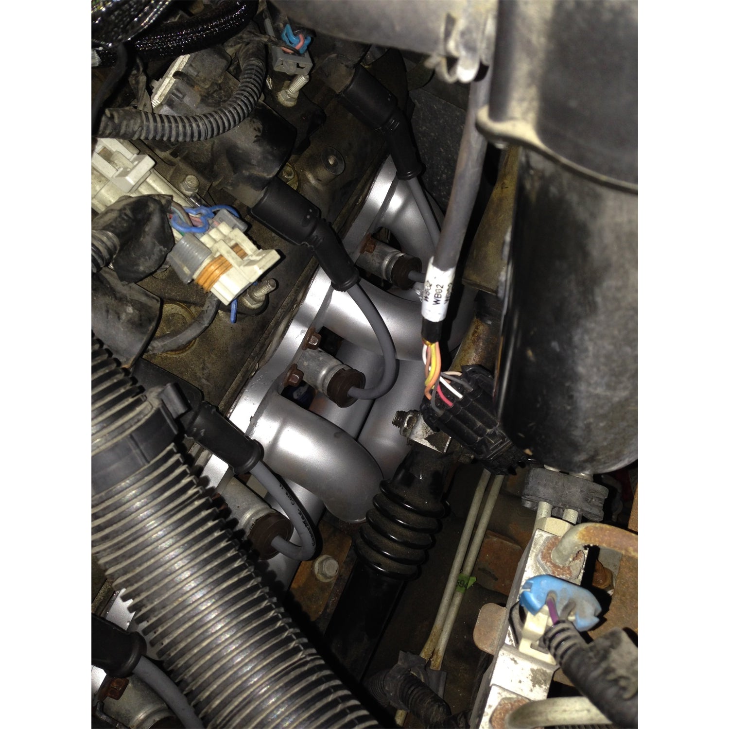 Flowtech Shorty Headers 1-5/8" Primary 2-1/2" Collector Steel - Black Paint