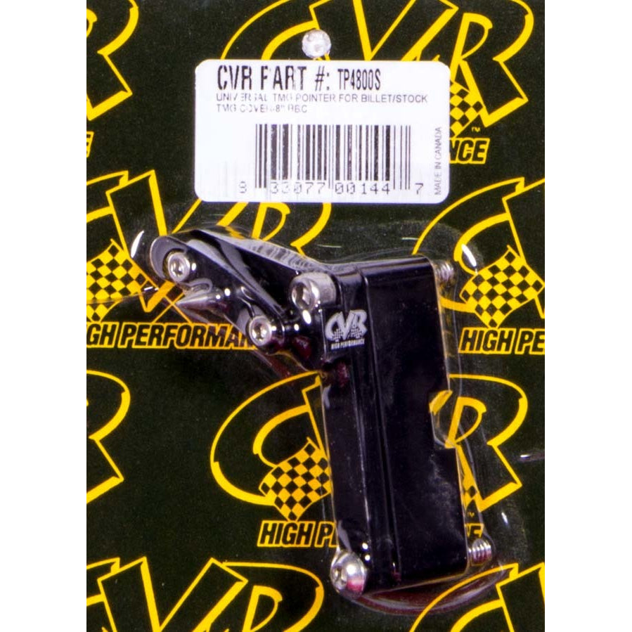 CVR Performance Adjustable Timing Pointer - Black Anodized - 8 in OD Balancer - Big Block Chevy