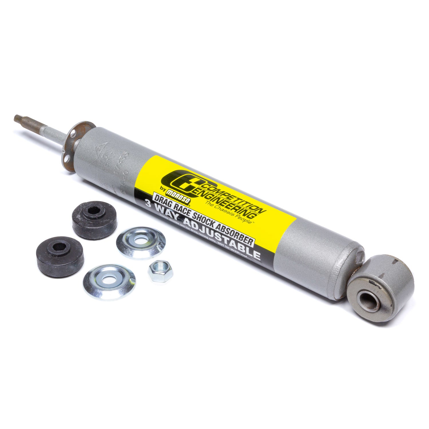 Competition Engineering Drag Monotube Shock - 10.37 in Compressed / 16.84 in Extended