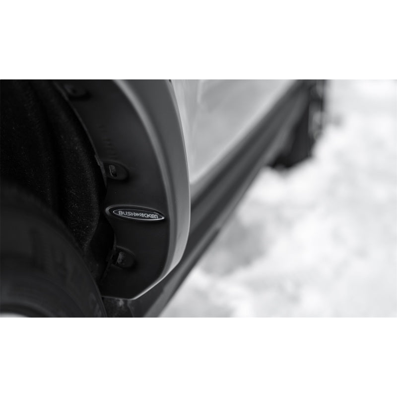 Bushwacker Pocket Style Fender Flare - Front/Rear - 1-1/2 in Wide - Black - Sport - Ford Compact SUV 2021