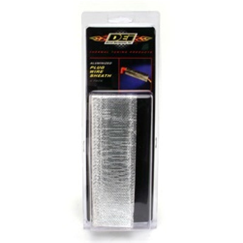 DEI Plug Wire Sheath - 3/4" Diameter - 6" Long - Silver (Set of 4)